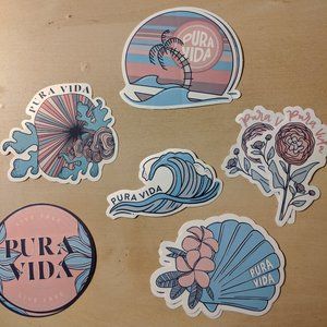 Pura Vida Stickers